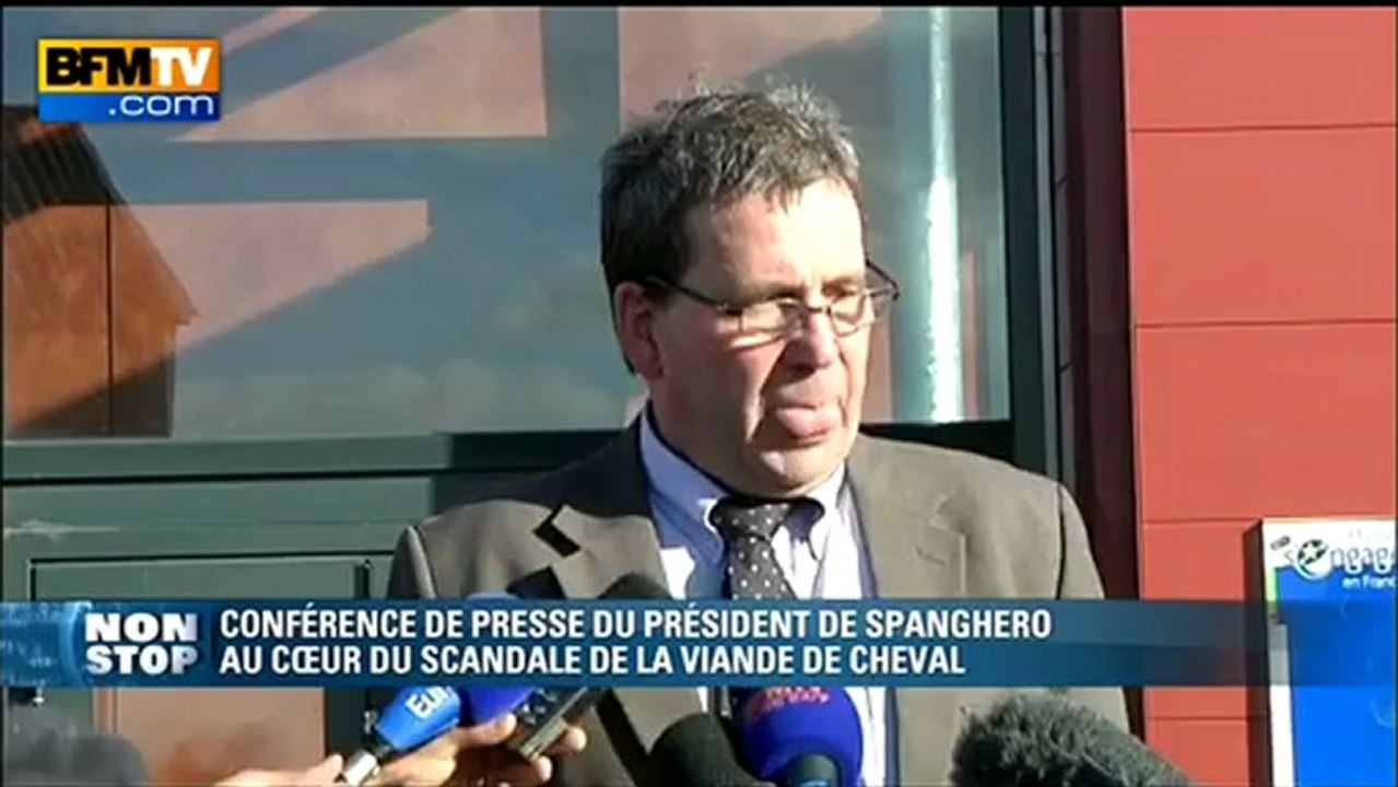 Viande de cheval : le directeur de Spanghero reconnaît "une négligence - 15/02