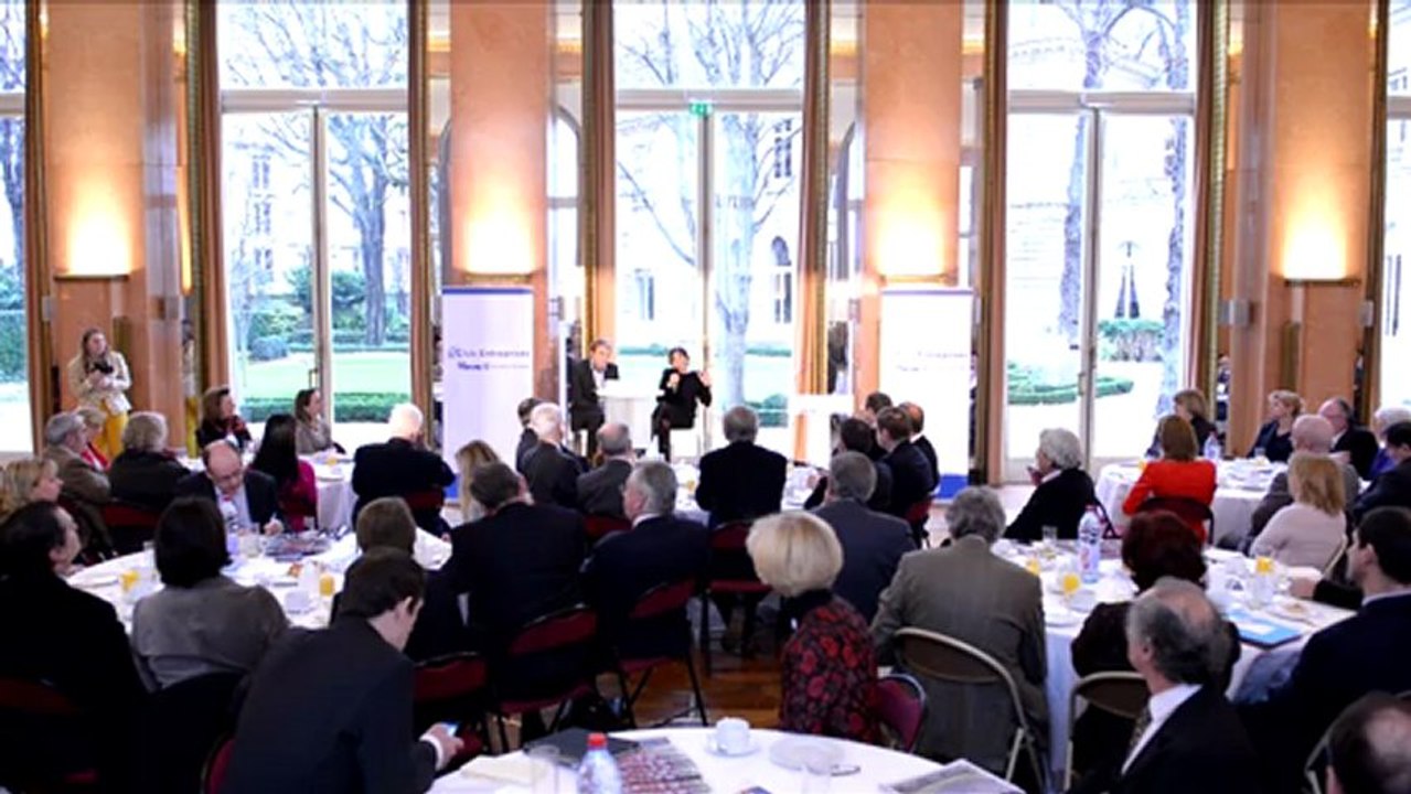 1er Club Entreprises La Tribune - CCI Paris Ile-de France du 15 février 2013 avec Véronique Morali