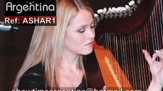 Ref: ASHAR1 Female Harpist  or Duo w/ guitar -Folklore Tango Jazz  Ballads Originals  Instrumental