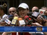 Comunicadores denuncian en Fiscalía agresiones cerca de la embajada de Cuba