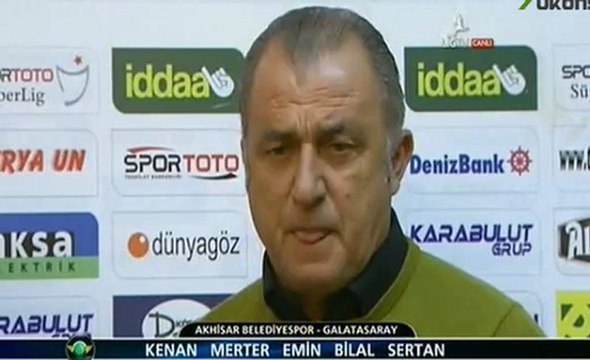 Akhisar - Galatasaray |Maç Öncesi Fatih Terim'in Açıklaması.