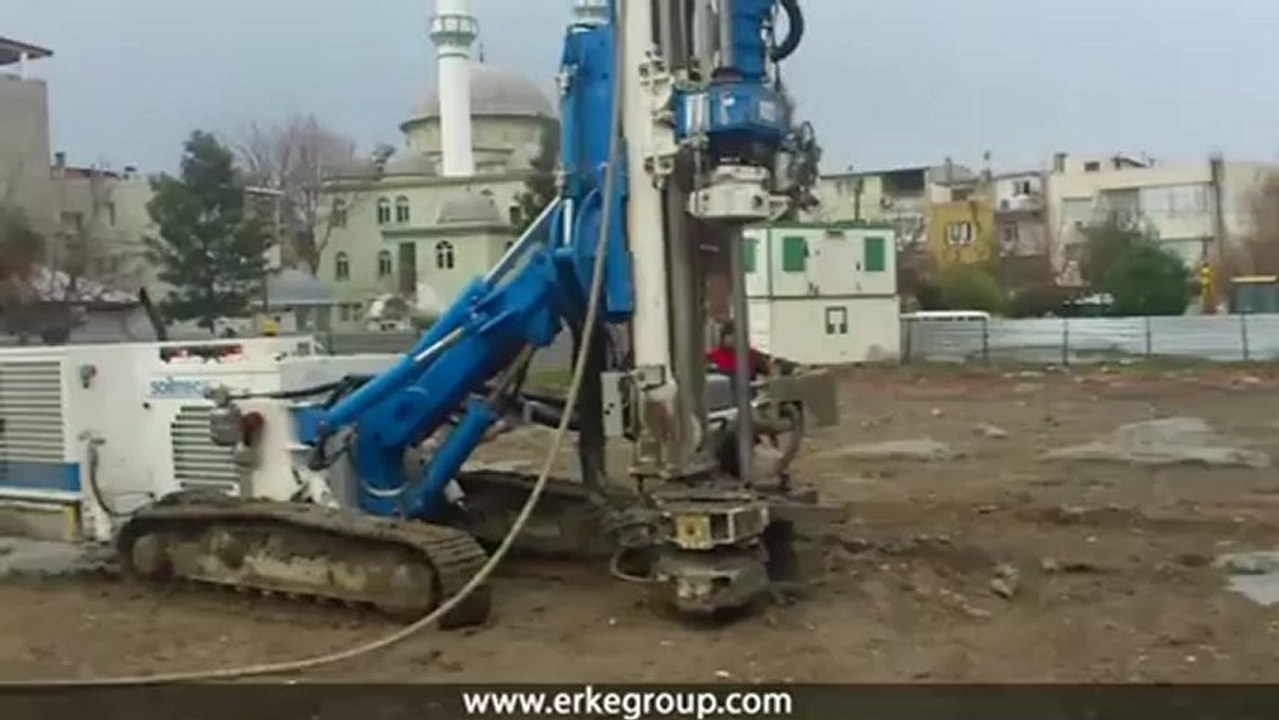ERKE Dış Ticaret ltd., Soilmec SM-14 Jet Grouting Application - İzmir - Ege Zemin