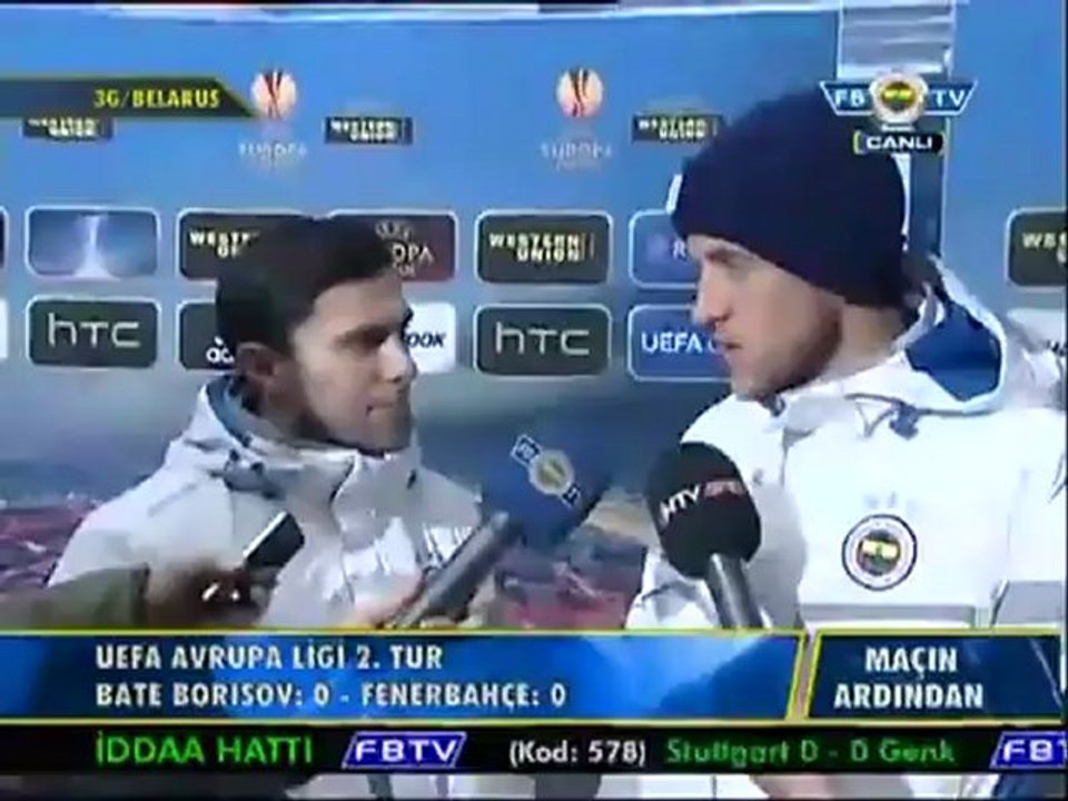 Bate Borisov maçının sonrasındaki açıklamalar  Bate Borisov  14.03.2013