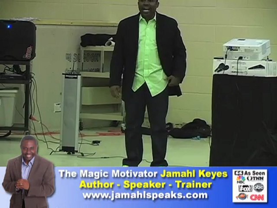 Youth Leadership Speaker The Magic Motivator Jamahl Keyes.
