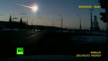 Bolide fireball hits Urals