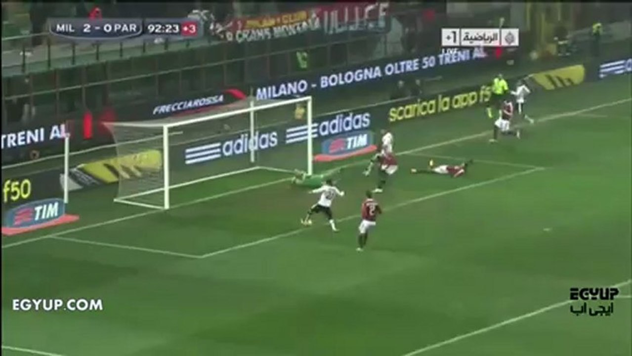 اهداف مباراة ميلان و باليرمو 15/2/2013 فى الدورى الايطالى