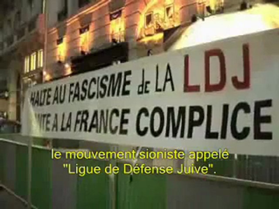 Quand la Chaîne Espagnole HispanTV s'indigne, avec Raison, de la Violence et de l'impunité de la très sioniste Ligue de Défense Juive (LDJ) en France