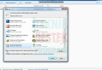 Winrar Dosyasına Dönüşmüş Videoyu Açma