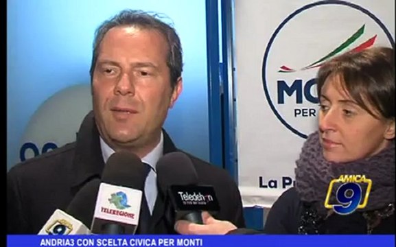 Andria3 con la scelta civica per Monti
