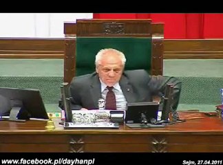 Stefan Niesiołowski - oSHOWom - 2011.04.27 - Awantura w sejmie