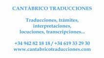 PUBLICACIONES TRADUCIDAS DE CANTÁBRICO TRADUCCIONES, TRADUCCIONES SANTANDER, TRADUCCIONES CANTABRIA, TRADUCCIONES ESPAÑA, LEGALIZACIONES DE DOCUMENTOS, TRADUCTOR JURADO SANTANDER, TRÁMITES SANTANDER