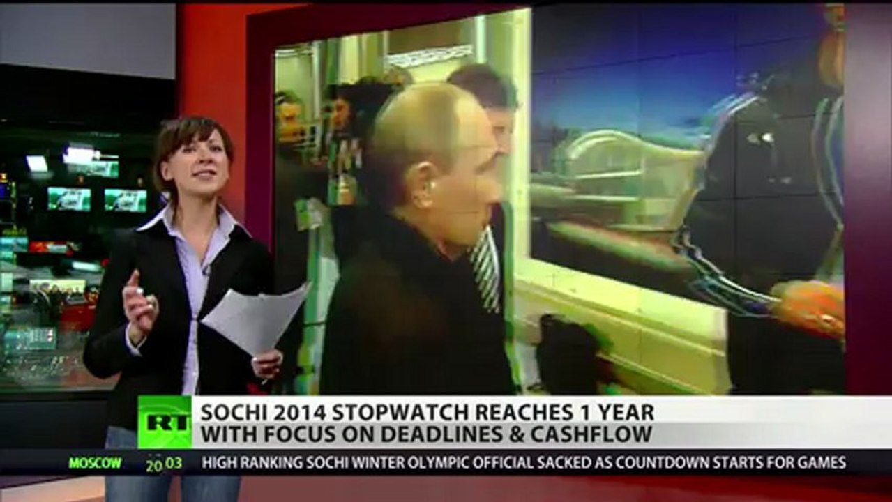 Year to Olympics: Putin slams Sochi delays, fires high officials