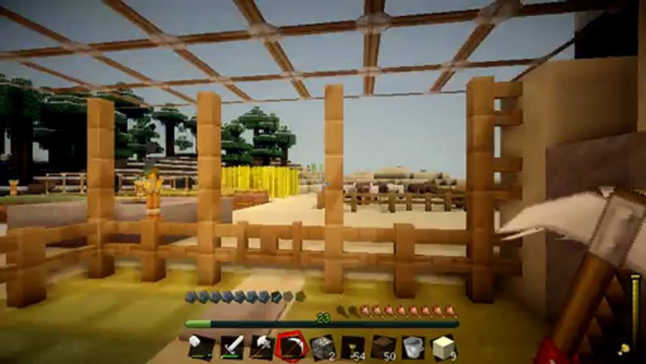 1ère capture de minecraft avec GLC