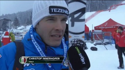 Garmisch, Innerhofer il più veloce nelle prove