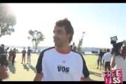 Pedro en Free Pass (jugando partido de fútbol solidario) - 15 de Febrero