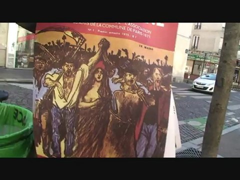 Commémoration 2013 du déclenchement de la Commune de Paris, le 18 Mars 1871