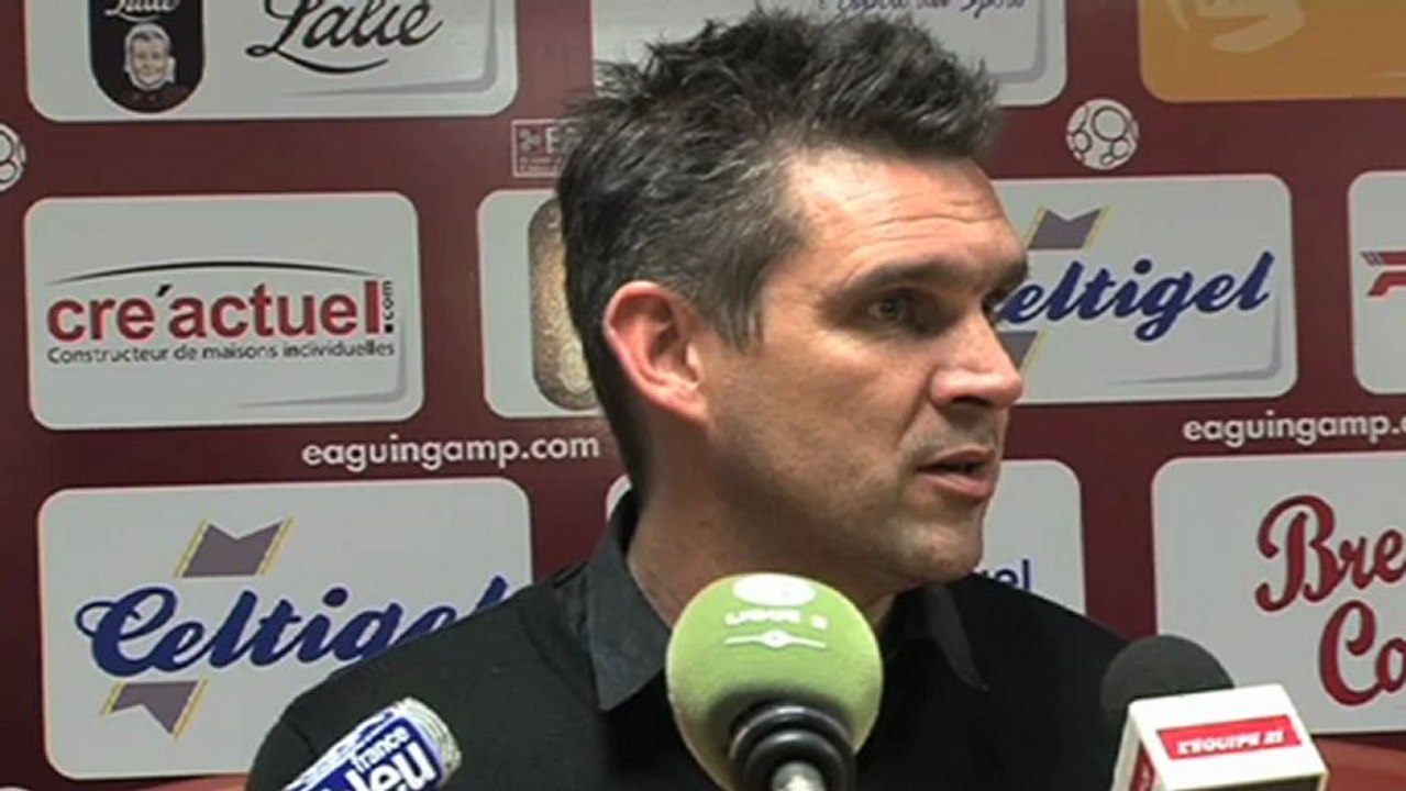 Jocelyn Gourvennec après EAG-NANTES