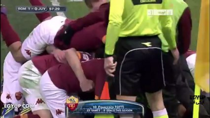 افضل اهداف فرانشيسكو توتى ع مر تاريخه مع روما فى مرمى يوفينتوس 16/2/2013