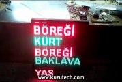 kuzutech - kayan yazı, grafik tabela, led ekran, p10, panel tabela, led tabela