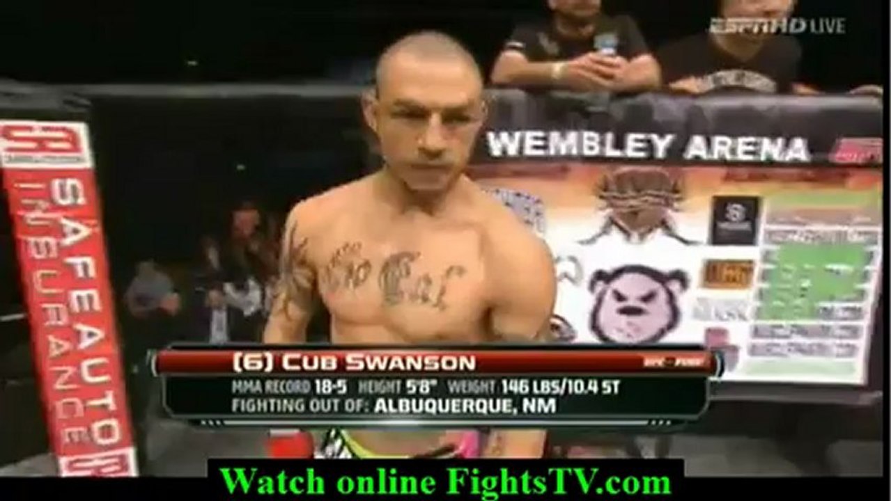 Cub Swanson Vs Dustin Poirier Fight Video Video Dailymotion