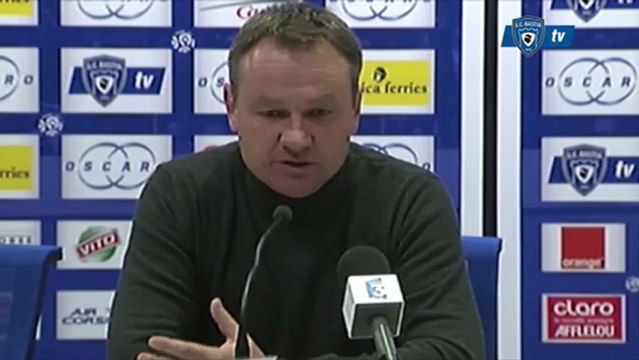 L1 / 2012-13 : Bastia 0-1 Nice : Réaction de F. Hantz