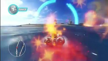 Gampeplay Sonic and All Star Racing Transformed avec Knuckles