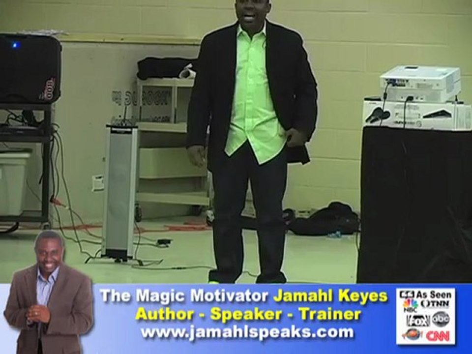Nationally Recognized Assembly Program speaker Jamahl Keyes.