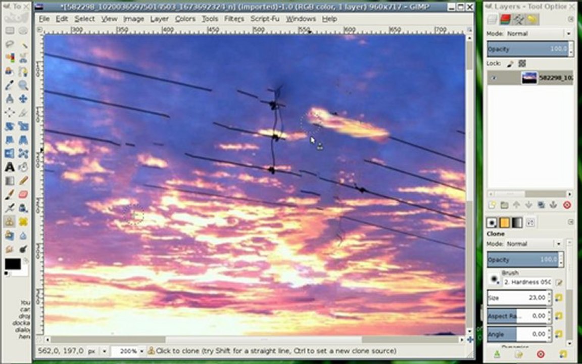 Gimp-resynthesize-Clear objects-from-picture