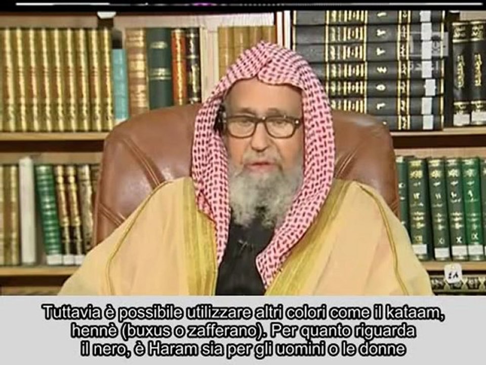 Qual è la sentenza relativa al tinta dei capelli della donna?, cheikh Fawzan