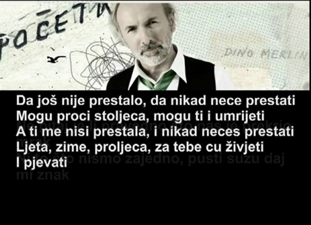 Dino Merlin - Ako me ikada sretnes