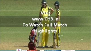 Live Streaming Australia Vs West Indies Women World Cup Final 2013