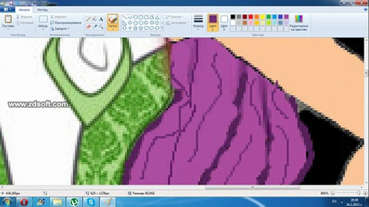 Как се прави униформа (с вече сложена глава)