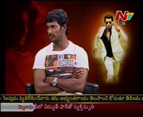 Special Chitchat with Pandem kodi fame Hero Vishal -01
