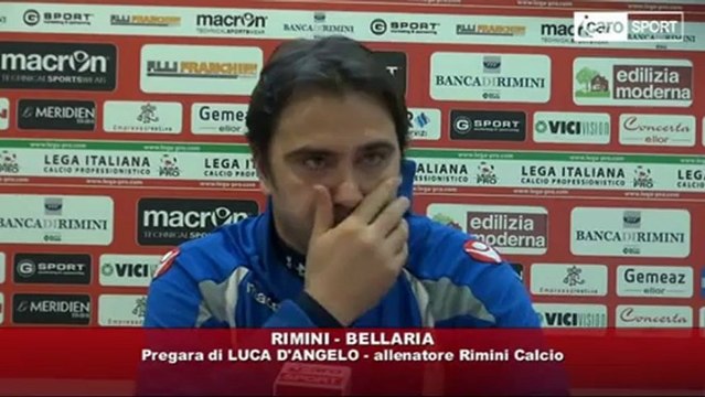Icaro Sport. Rimini-Bellaria, la vigilia del tecnico Luca D'Angelo