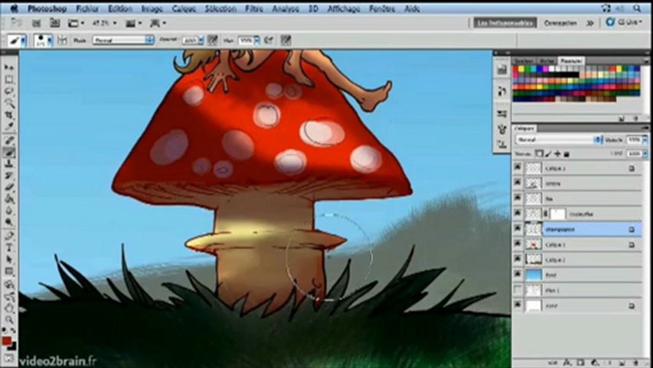 Tuto dessin sous photoshop plus tablette wacom