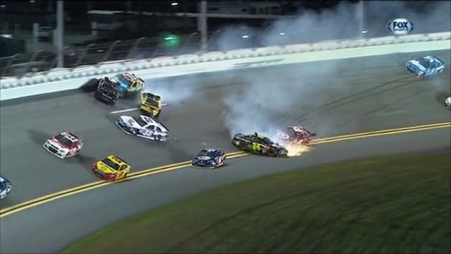 NASCAR Sprint Cup The Sprint Unlimited 2013 Big one