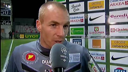 Interview de fin de match : Stade Brestois 29 - AC Ajaccio - saison 2012/2013