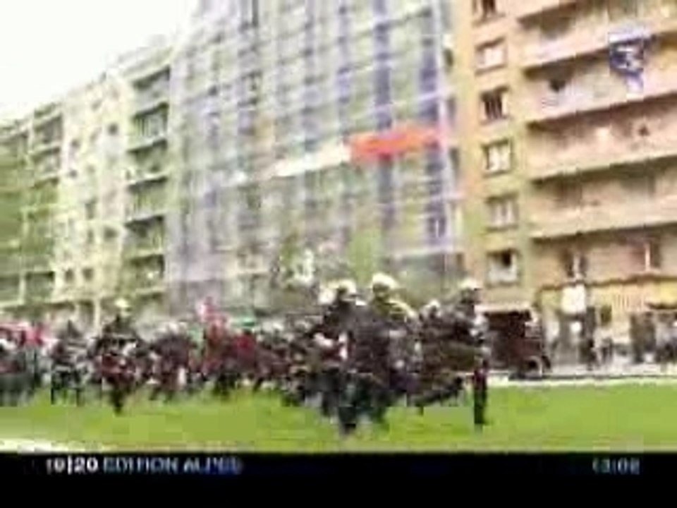 Manifestation Pompiers Grenoble 20/05/06