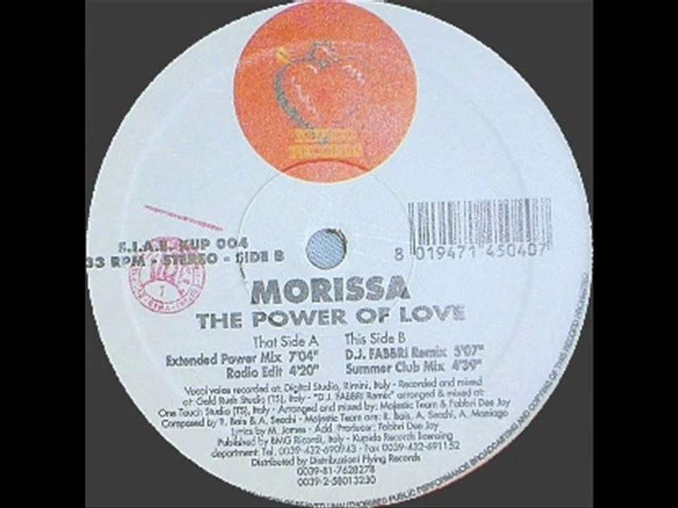 Morissa - The Power Of Love (Extended Power Mix)