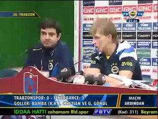 Dirk Kuyt'ın Basın Toplantısı -Trabzonspor 0-3 Fenerbahçe