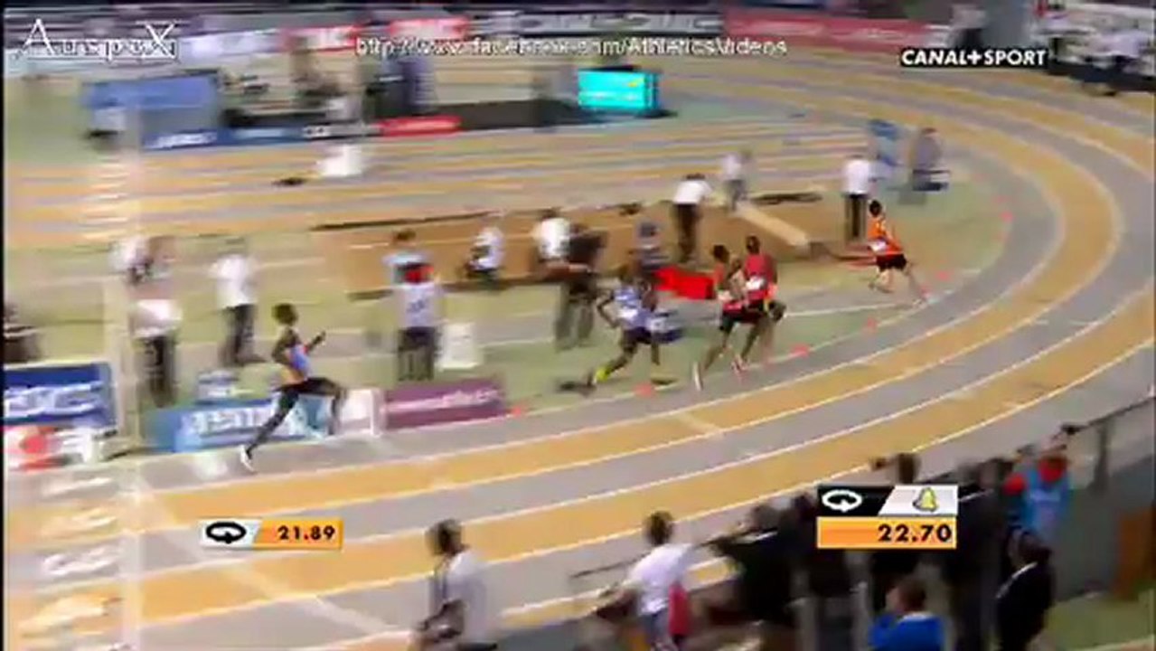 Ch. France 2013, 400m victoire Hanne, Jordier RF junior 46.89