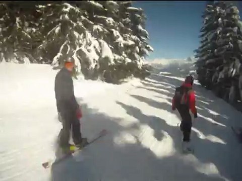 Surf Session 4 - 2 skis, 2 snow, 1 skwal...