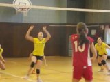 volley plateau juniors filles fevrier 2013 finale Aubenas Saint just