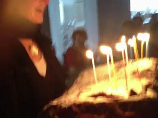 L'arrivée du gâteau