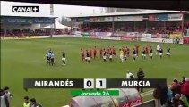 Liga Adelante  Mirandés 0 Murcia 1