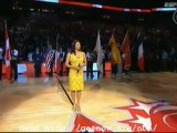 #Gloria Reuben Canadian National Anthem NBA All Stars 2013