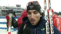 Jean-Guillaume Béatrix - fin des Mondiaux de Biathlon à Nove Mesto