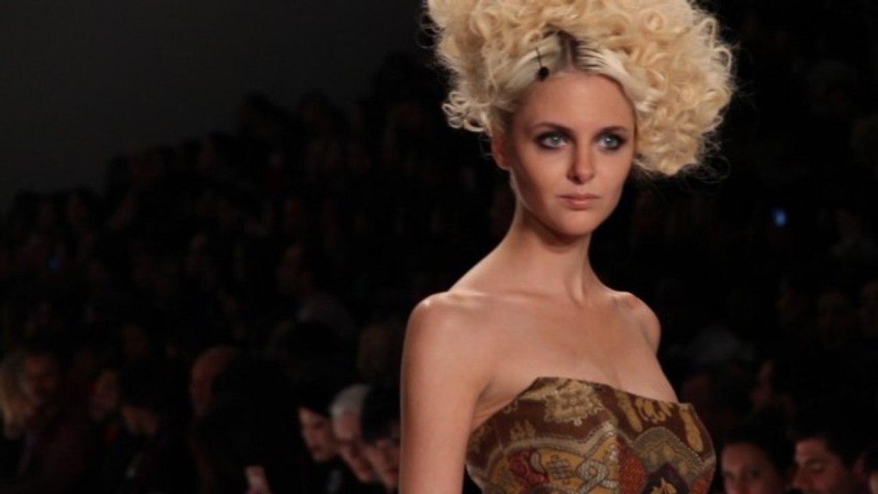 Zang Toi Fall 2013 Runway Show At New York Fashion Week