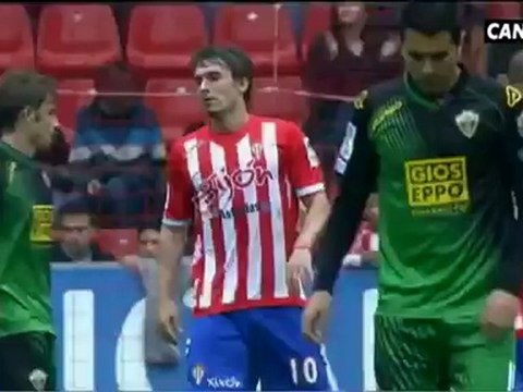 J. 26 liga adelante 12-13 sporting 0-elche 2
