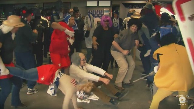 Le Harlem Shake à la boutique du Montpellier Hérault Rugby